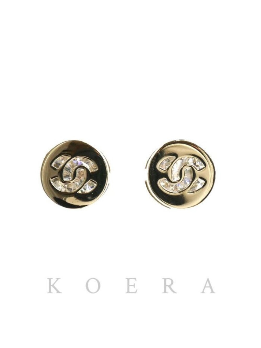 Chanel Rhinestone Earrings